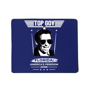 Top Gov Ron DeSantis Florida America's Freedom Zone Top Gov Mousepad