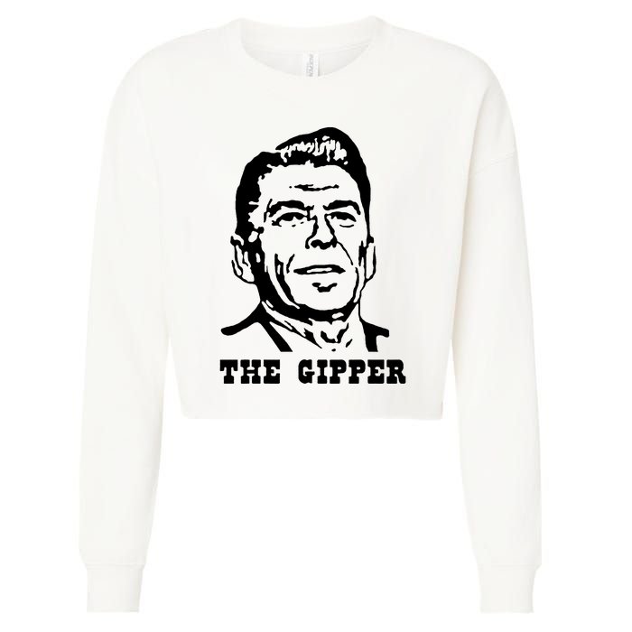 The Gipper Reagan Cropped Pullover Crew