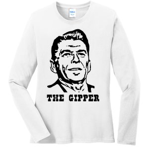 The Gipper Reagan Ladies Long Sleeve Shirt