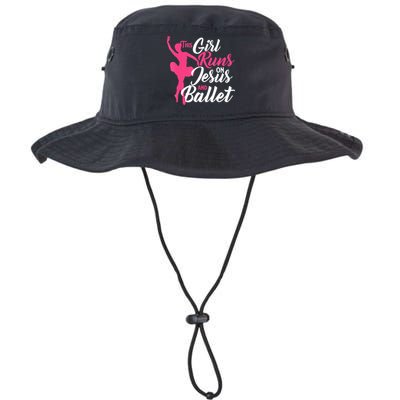 This Girl Runs On Jesus And Ballet Barre Ballerina Chassã© Bucket Hat