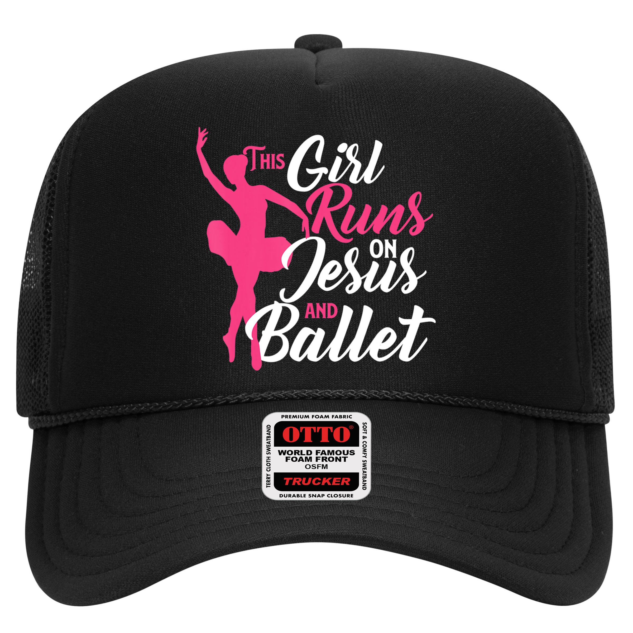 This Girl Runs On Jesus And Ballet Barre Ballerina Chassã© Hat