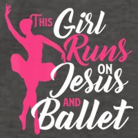 This Girl Runs On Jesus And Ballet Barre Ballerina Chassã© Vector Backpack