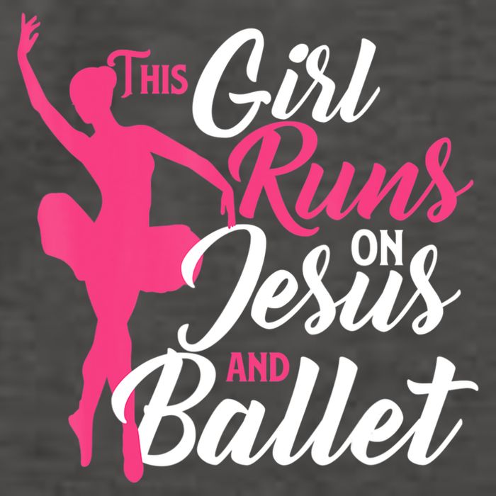 This Girl Runs On Jesus And Ballet Barre Ballerina Chassã© Vector Backpack