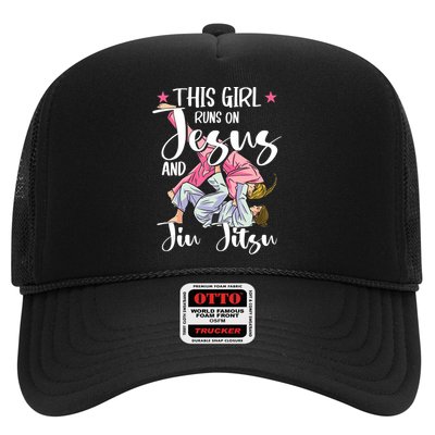 This Girl Runs On Jesus And Jiu Jitsu Hat