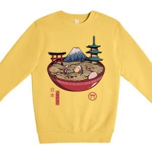 The Great Ramen Wave Premium Crewneck Sweatshirt