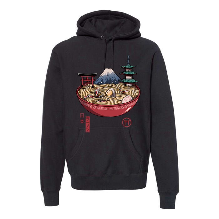 The Great Ramen Wave Premium Hoodie