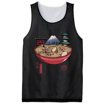 The Great Ramen Wave Mesh Reversible Basketball Jersey Tank