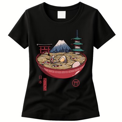 The Great Ramen Wave Womens T-Shirt