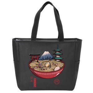 The Great Ramen Wave Zip Tote Bag