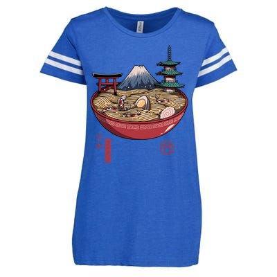 The Great Ramen Wave Enza Ladies Jersey Football T-Shirt