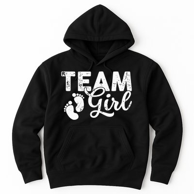 Team Gender Reveal Party Team Pink Baby Announcement Hoodie