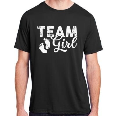 Team Gender Reveal Party Team Pink Baby Announcement Adult ChromaSoft Performance T-Shirt