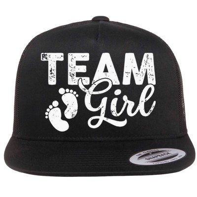 Team Gender Reveal Party Team Pink Baby Announcement Flatbill Hat