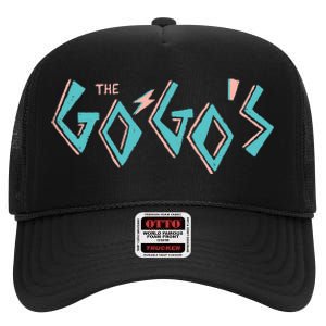 The GogoS Retro Logo High Crown Mesh Back Trucker Hat