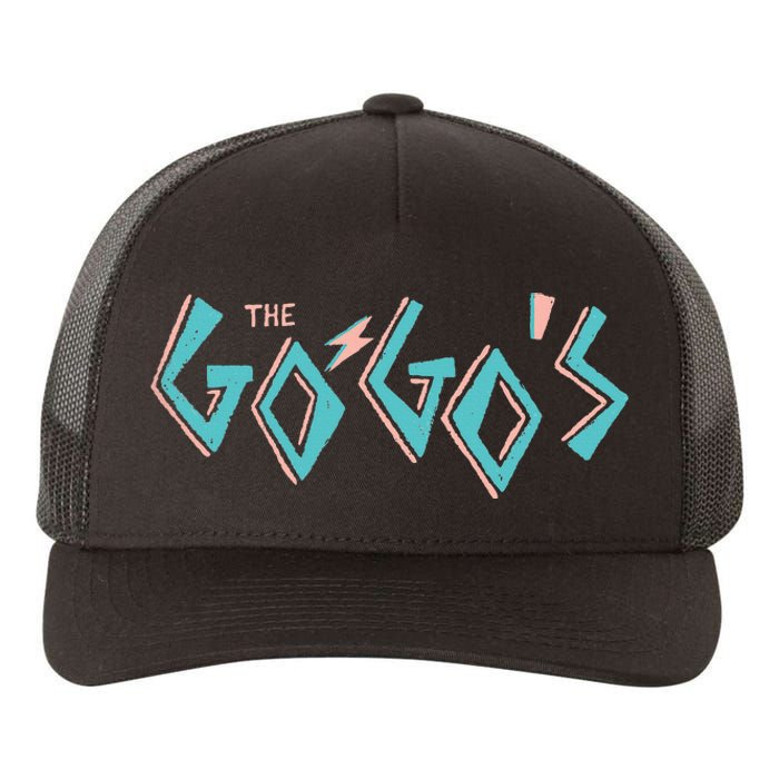 The GogoS Retro Logo Yupoong Adult 5-Panel Trucker Hat