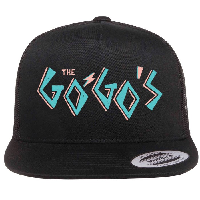 The GogoS Retro Logo Flat Bill Trucker Hat