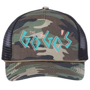 The GogoS Retro Logo Retro Rope Trucker Hat Cap