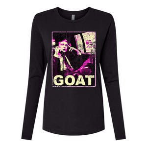 Trump Goat Republican Conservative Gifts Trump 2024 Womens Cotton Relaxed Long Sleeve T-Shirt