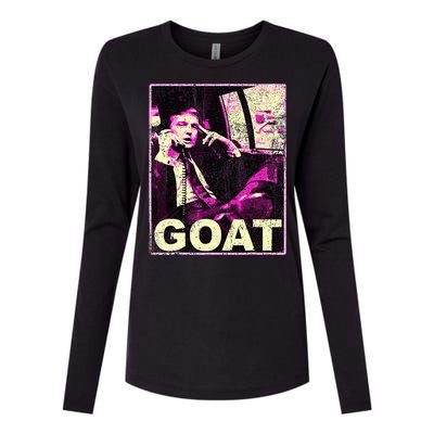 Trump Goat Republican Conservative Gifts Trump 2024 Womens Cotton Relaxed Long Sleeve T-Shirt