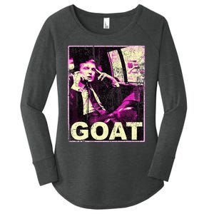 Trump Goat Republican Conservative Gifts Trump 2024 Women's Perfect Tri Tunic Long Sleeve Shirt