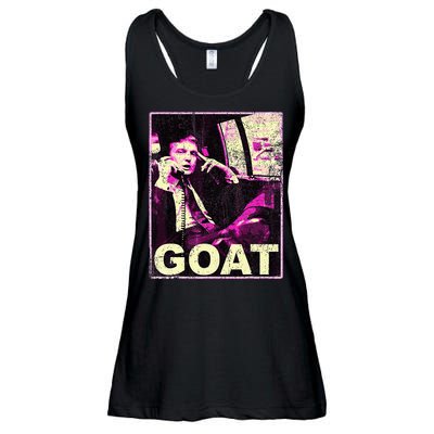 Trump Goat Republican Conservative Gifts Trump 2024 Ladies Essential Flowy Tank