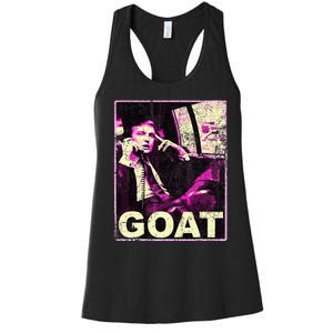 Trump Goat Republican Conservative Gifts Trump 2024 Women's Racerback Tank