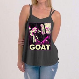 Trump Goat Republican Conservative Gifts Trump 2024 Women's Strappy Tank