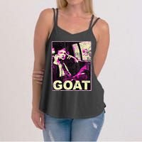 Trump Goat Republican Conservative Gifts Trump 2024 Women's Strappy Tank