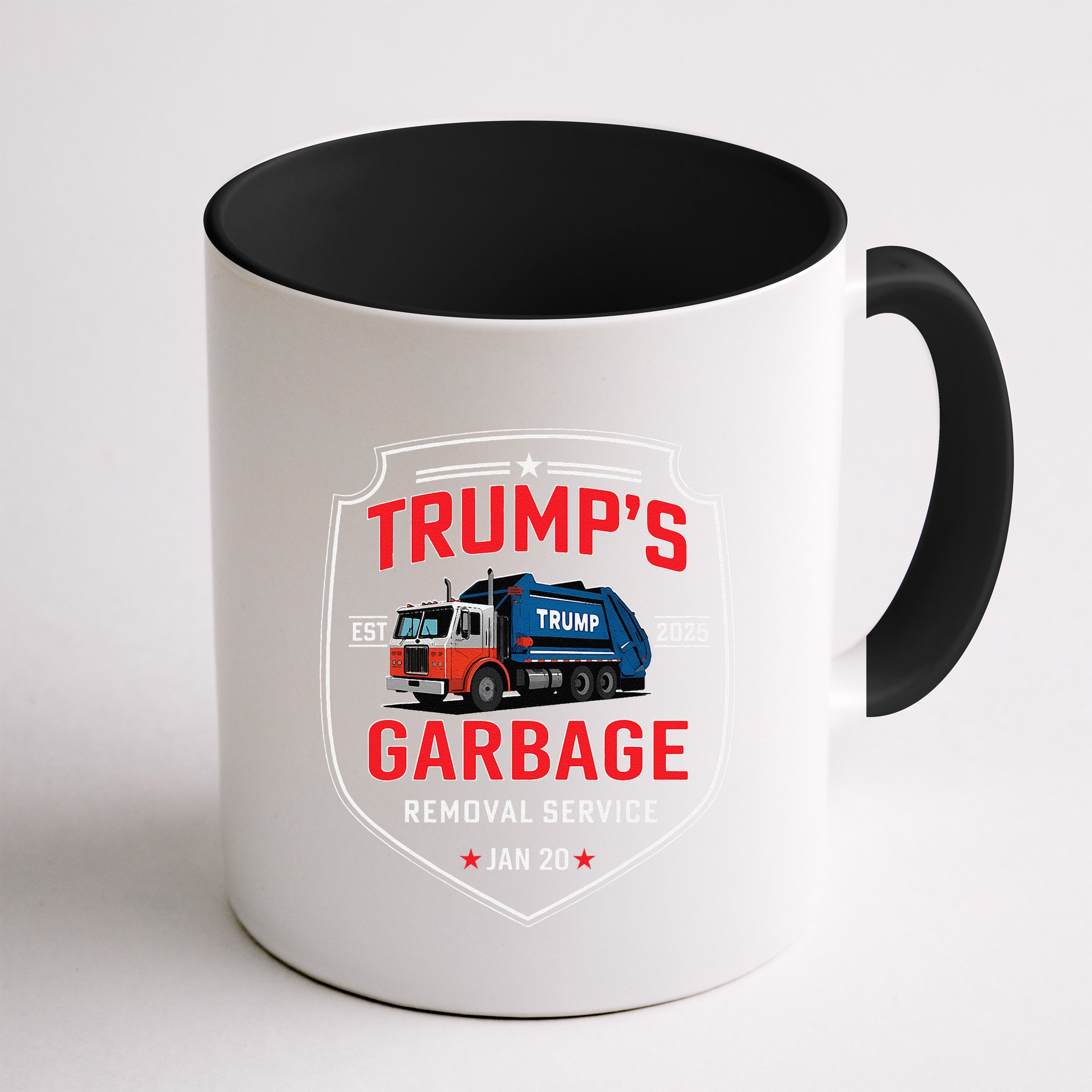 TrumpS Garbage Removal Service Funny Trump President 2025 Mug