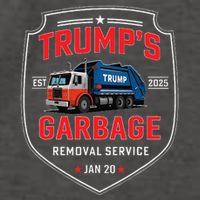 TrumpS Garbage Removal Service Funny Trump President 2025 Vector Backpack