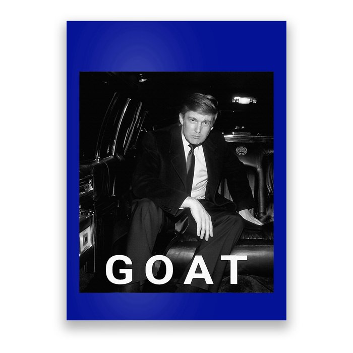 Trump Goat Republican Conservative Gift Trump 2024 Poster