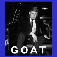 Trump Goat Republican Conservative Gift Trump 2024 Poster