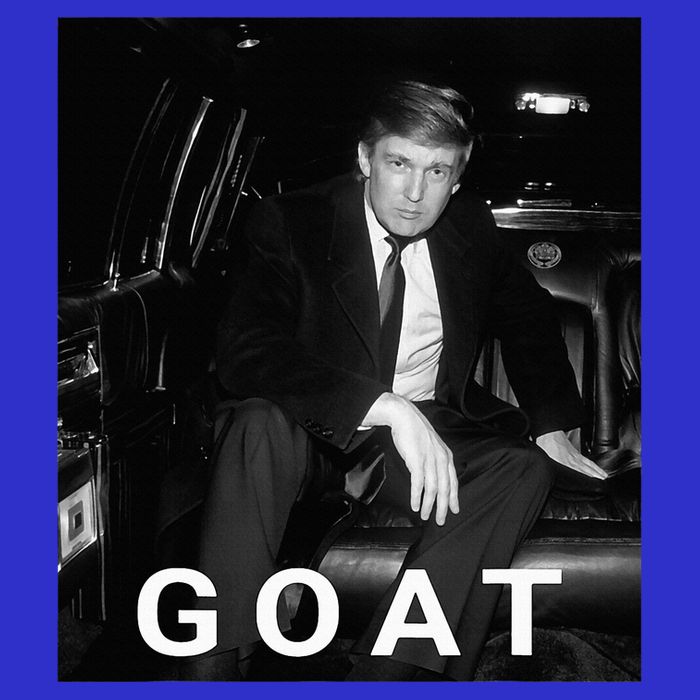 Trump Goat Republican Conservative Gift Trump 2024 Poster