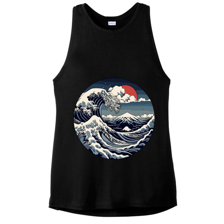 The Great Retro Wave Ladies PosiCharge Tri-Blend Wicking Tank