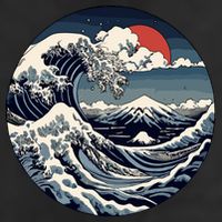 The Great Retro Wave 25L Jumbo Tote