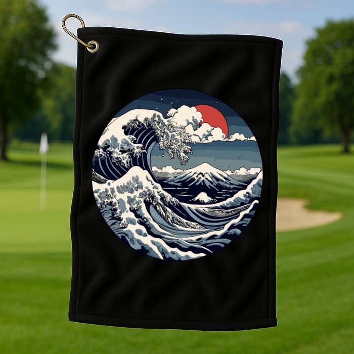 The Great Retro Wave Golf Towel