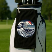 The Great Retro Wave Golf Towel