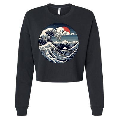 The Great Retro Wave Cropped Pullover Crew