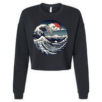 The Great Retro Wave Cropped Pullover Crew