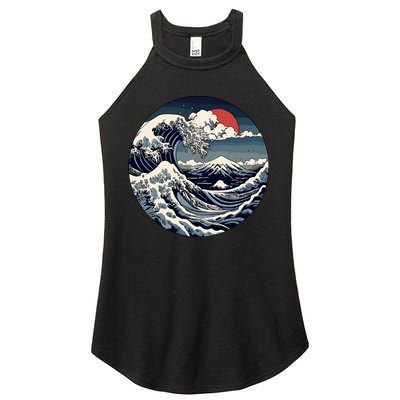 The Great Retro Wave Women's Perfect Tri Rocker Tank