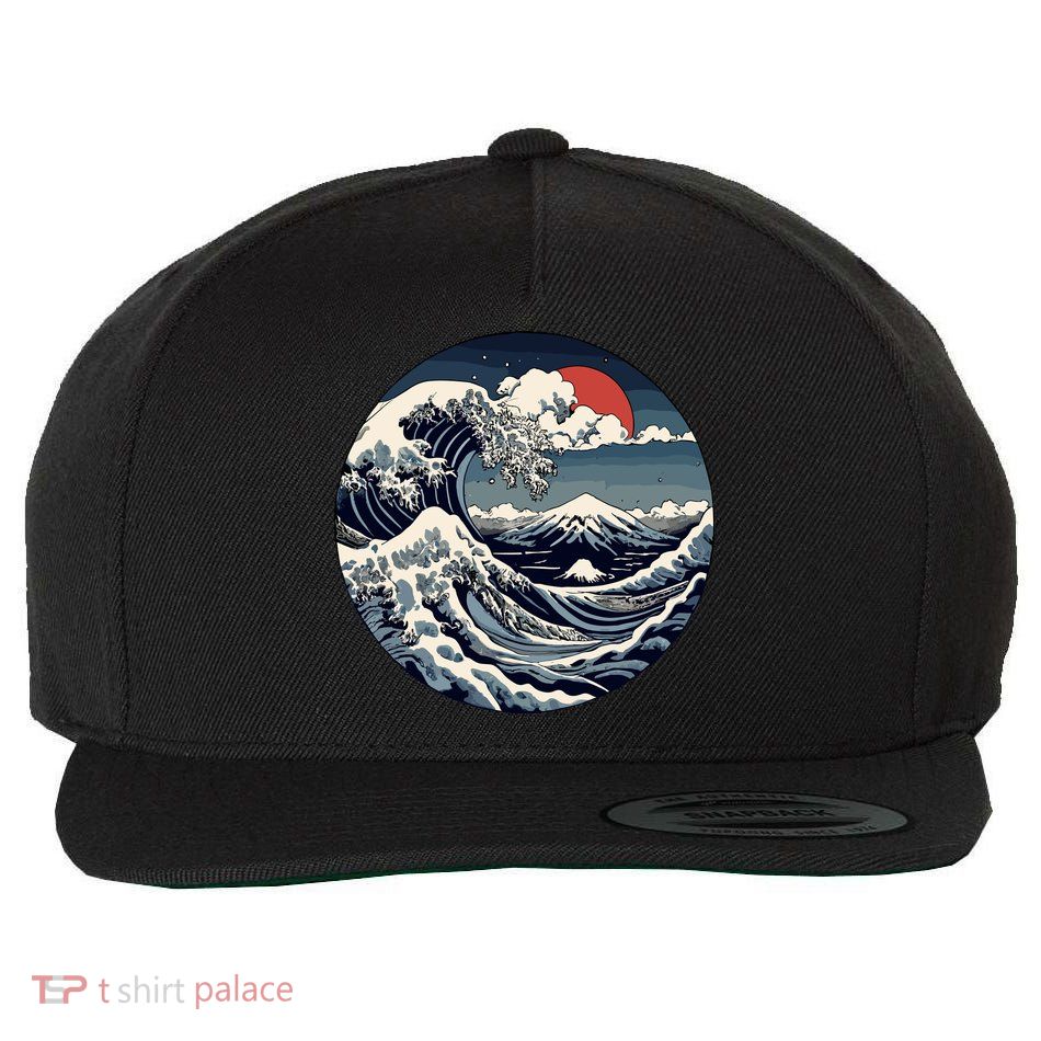 The Great Retro Wave Wool Snapback Cap