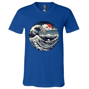 The Great Retro Wave V-Neck T-Shirt