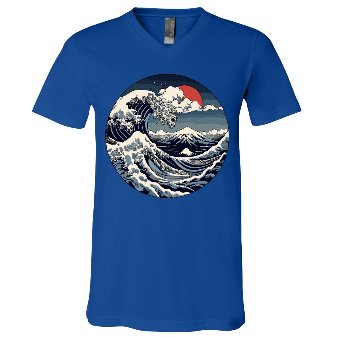 The Great Retro Wave V-Neck T-Shirt