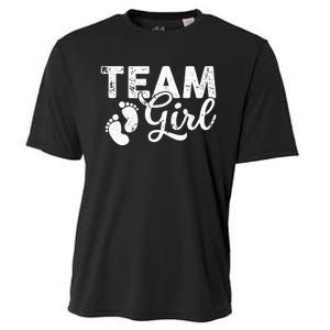 Team Gender Reveal Party Team Pink Baby Announcement Cooling Performance Crew T-Shirt