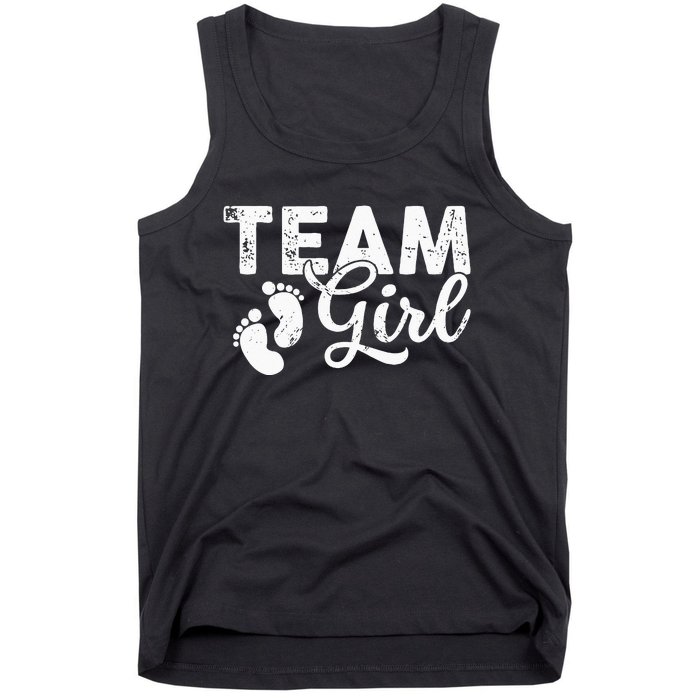 Team Gender Reveal Party Team Pink Baby Announcement Tank Top