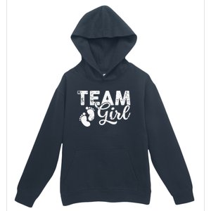 Team Gender Reveal Party Team Pink Baby Announcement Urban Pullover Hoodie