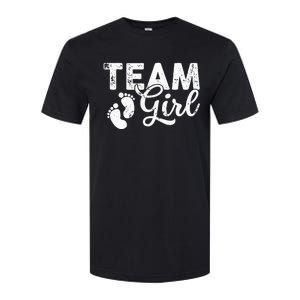 Team Gender Reveal Party Team Pink Baby Announcement Softstyle CVC T-Shirt