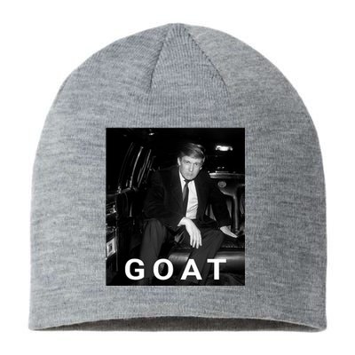 Trump Goat Republican Conservative Gift Trump 2024 Sustainable Beanie