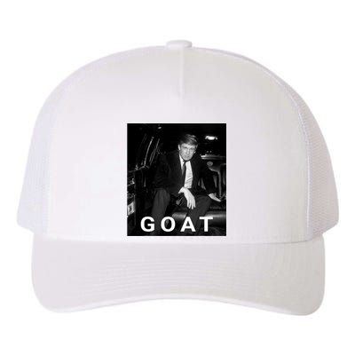 Trump Goat Republican Conservative Gift Trump 2024 Yupoong Adult 5-Panel Trucker Hat