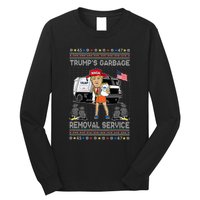 TrumpS Garbage Removal Service Funny Trump President 2025 Long Sleeve Shirt